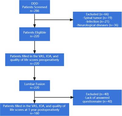 Study of quality of life and its correlated factors in patients after lumbar fusion for lumbar degenerative disc disease